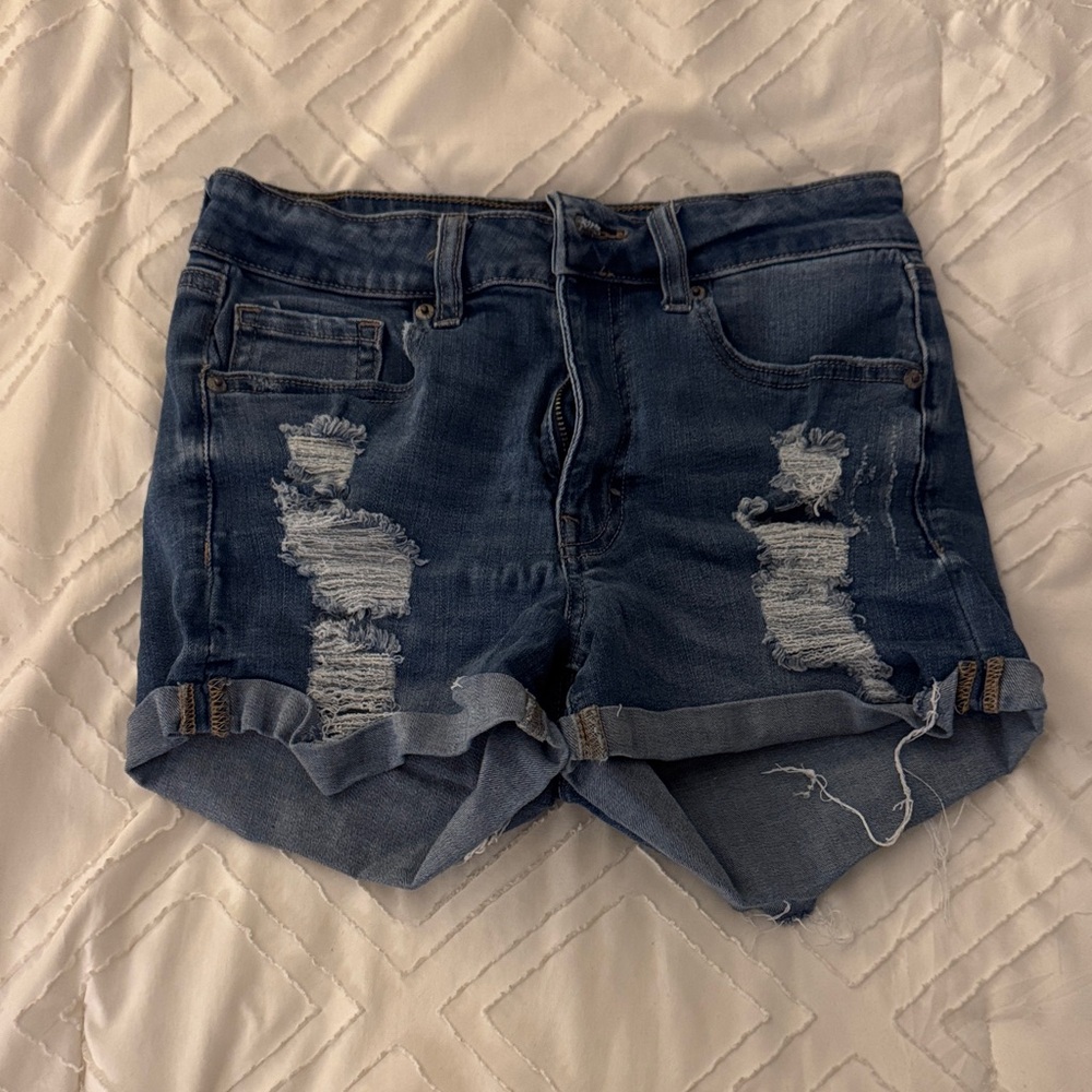 Aeropostale Distressed Denim Women Shorts